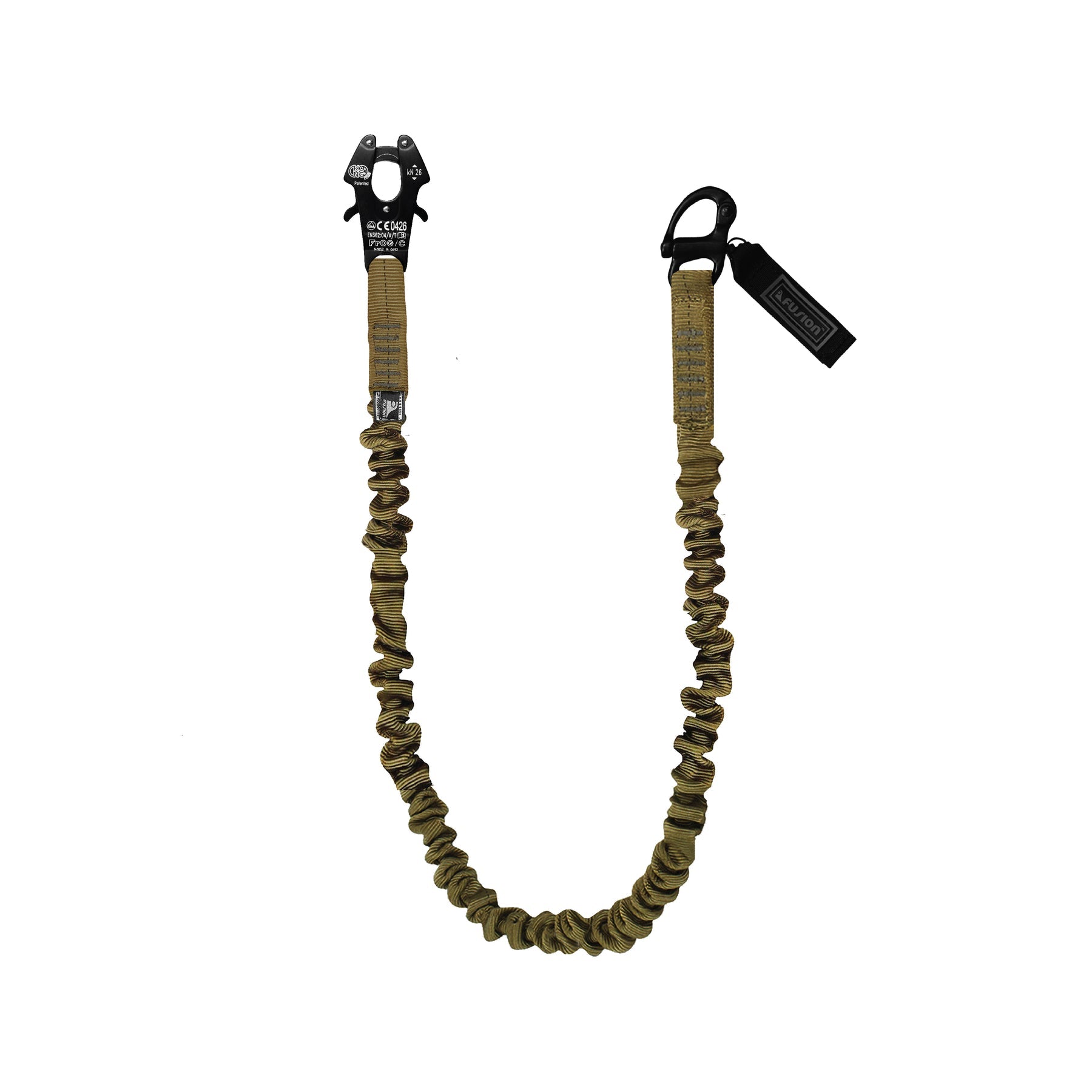 Helo Retention Lanyard CYB Kong Frog Cable and Plunger Pin Shackle FUSION CLIMBING