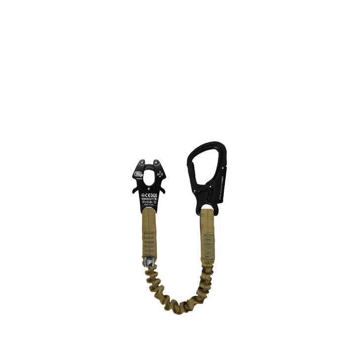 Helo Retention Lanyard with Kong Frog Cable & Snap Hook FUSION CLIMBING
