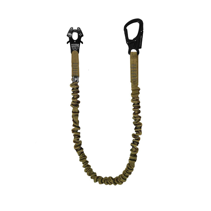 Helo Retention Lanyard with Kong Frog Cable & Snap Hook FUSION CLIMBING
