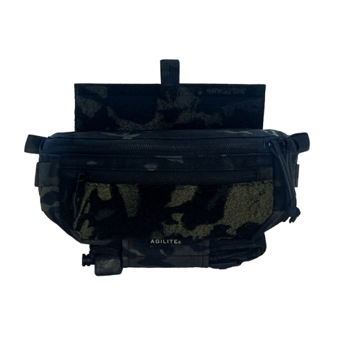 Six pack hanger pouch black Multicam